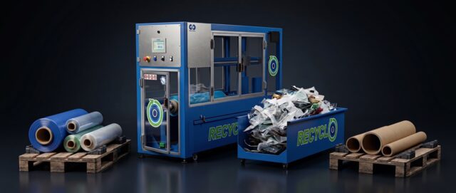 آلة RECYCLO تفصل المادة المتبقية عن القلوب